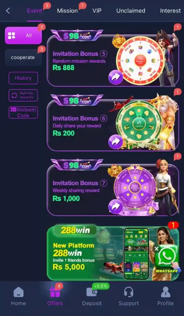 s98 Game

